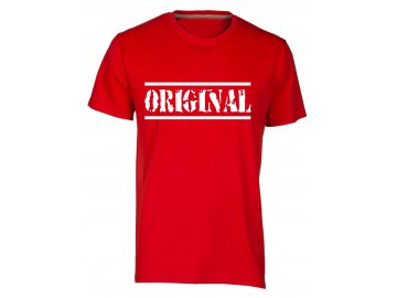 Pánské tričko Originál červená