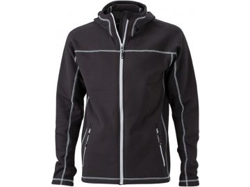 Pánská bunda Strecthfleece Jacket (Barva Červená - carbon, Velikost oděvů XXL)