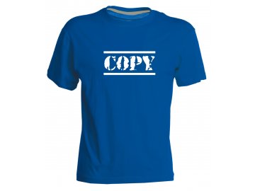Dětské tričko Copy může tvořit pár k tričku Originál modrá královská