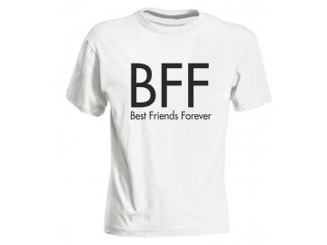 dětské tričko BFF bílá