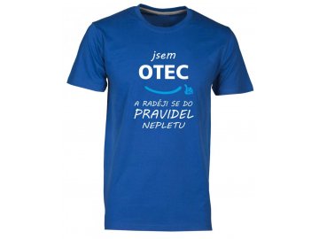 Pánské tričko Jsem Otec modrá