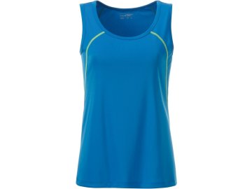 Dámské funkční tílko vhodné pro sport a fitness briliantní modrá