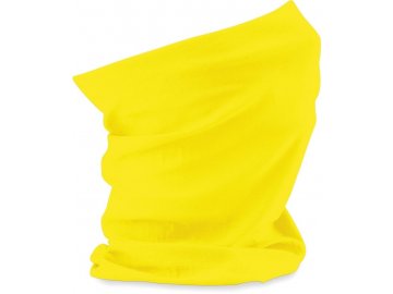 Prodyšný multifunkční nákrčník, šátek žlutá