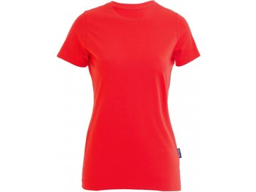 Odolné dámské tričko z Bio bavlny do velikosti 5XL červená