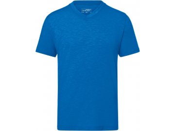 Pánské funkční tričko z elastického single jersey modrá brilantní