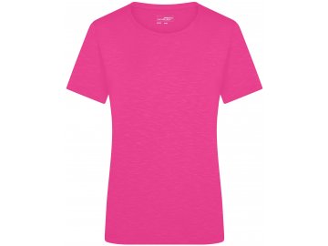 jn749 ladies slub t shirt pink ladies.43344 master