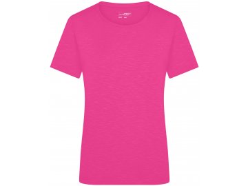 jn749 ladies slub t shirt pink ladies.43344 master