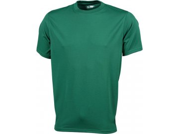 Pánské funkční tričko s krátkým rukávem pro volný čas a sport zelená