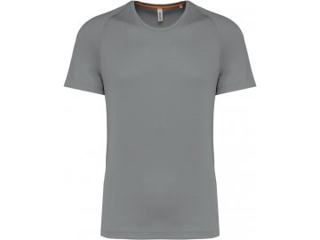 Pánské funkční sportovní tričko z recyklovaného polyesteru jemně šedá