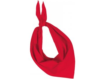 Multifunkční trojcípý šátek Fiesta červený