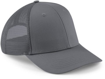 Kšiltovka 6 panelová Urbanwear Trucker B646 Grafitová
