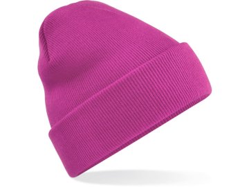 Dětská pletená čepice "Original" B45B fuchsie