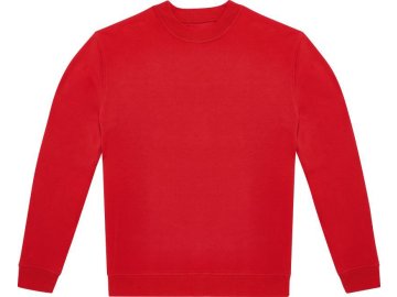 Pánská mikina přes hlavu Crew červená
