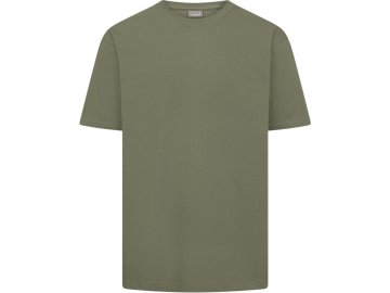 Pánské tričko s krátkým rukávem z ultra silné bavlny khaki