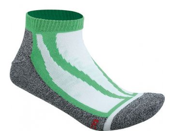 Funkční a sportovní krátké ponožky zelená