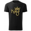 tricko king černa zlata