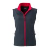 Dámská dvouvrstvá softshellová vesta šedá