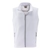 Pánská 2 vrstvá softshell vesta white