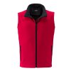 Pánská 2 vrstvá softshell vesta red