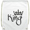 Vak na záda KING bílá