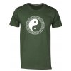 pánské tričko jin jang zelená