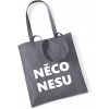 nákupní taška něco nesu graphite