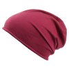 slabá čepice z Bio Bavlny v ležérním stylu Bio Cotton Beanie wine