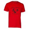 Pánské tričko s potiskem VŮDCE SMEČKY zlatý retrívr přede mnou červená