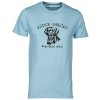 Pánské tričko s potiskem VŮDCE SMEČKY labrador přede mnou modrá světlá