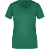 dámské tričko s kulatým elastickým výstřihem JN901  zelená tmavá