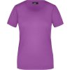 dámské tričko s kulatým elastickým výstřihem JN901 fialová
