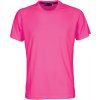 Dětské funkční sportovní tričko s raglánovými rukávy růžová