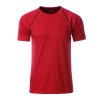 Pánské běžecké triko s reflexními prvky red