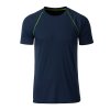 Pánské běžecké triko s reflexními prvky navy
