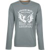 Pánské triko s dlouhým rukávem a s potiskem VŠICHNI MUŽI JSOU SI ROVNI, ALE TI NEJLEPŠÍ SE RODÍ V LISTOPADU šedá
