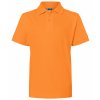 Dětská polokošile s krátkým rukávem oranžová