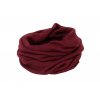 Ležérní městský pletený nákrčník vínová