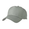 Kšiltovka s lehce laminovaným předním panelem šedá