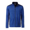 Odolná celopropínací fleece mikina v nadměrných velikostech 4XL, 5XL, 6XL royal