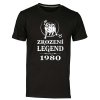 Pánské tričko s potiskem ZROZENÍ LEGEND se znamením zvěrokruhu Býka černá