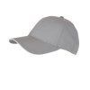 Klasická kšiltovka s 6 panely se sendvičovým kšiltem světlá šedá