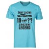 Tričko s potiskem Zrození legend s ročníkem narození motiv auto atol