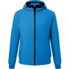 Pánská softshellová bunda ve sportovním vzhledu mikin modrá