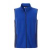 Pánská pracovní fleecová vesta v mixu materiálů stonel do 6XL roayl modrá
