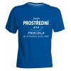 Dětské tričko Prostřední dítě modrá