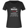 Dámské tričko jsem matka cerna