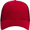 Elastická mesh kšiltovka červená