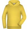 Dětská mikina s kapucí v mnoha barvách žlutá