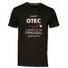 Pánské tričko Jsem Otec černá