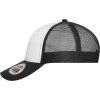 Trucker polycotton kšiltovka s 6 panely bílá - černá